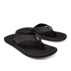 OluKai Ulele - Black -Footwear Fusion Shop 10435 4040 003 M Ulele BlkBlk