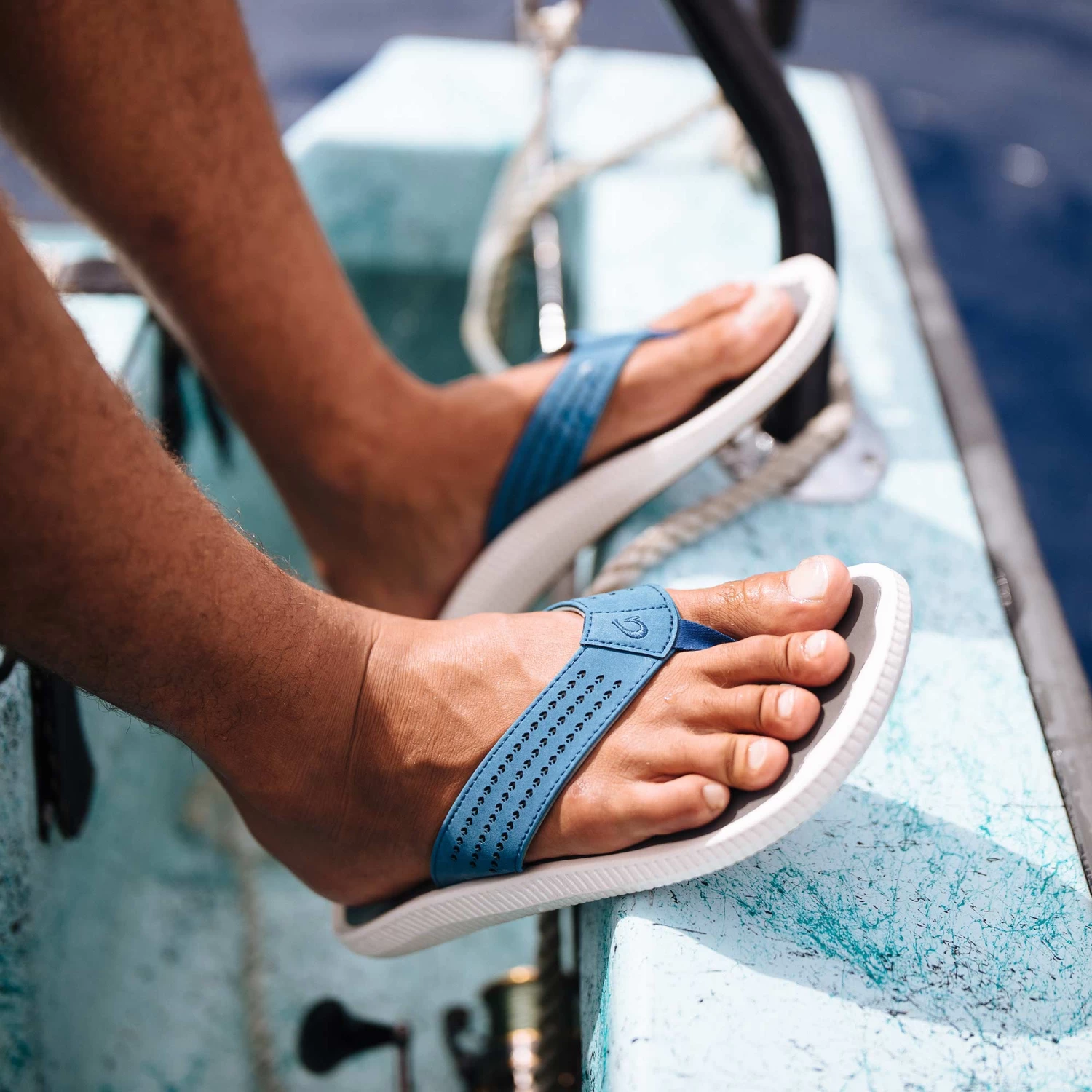 OluKai Ulele - Slate Blue / Charcoal 2 OluKai Ulele - Slate Blue / Charcoal - Image 2