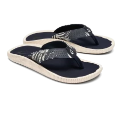 OluKai Ulele - Trench Blue / Aloha -Footwear Fusion Shop 10435 DEHA 003 M Ulele TrenchBlueAloha 1