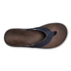 OluKai Tuahine - Trench Blue / Dark Wood -Footwear Fusion Shop 10465 DE63 004 M Tuahine TrbDkw