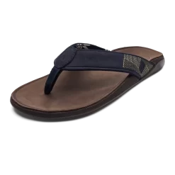 OluKai Tuahine - Trench Blue / Dark Wood -Footwear Fusion Shop 10465 DE63 AMZ M Tuahine TrbDkw