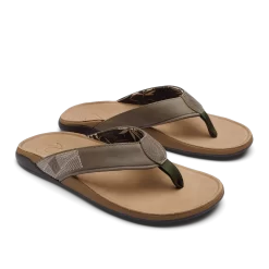 OluKai Tuahine - Hunter / Golden Sand -Footwear Fusion Shop 10465 HGGS 003 M Tuahine HunterGoldenSand