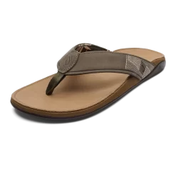 OluKai Tuahine - Hunter / Golden Sand -Footwear Fusion Shop 10465 HGGS AMZ M Tuahine HunterGoldenSand