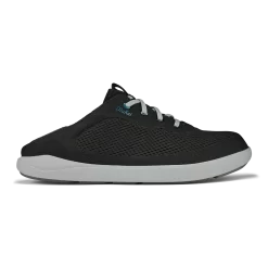 OluKai Moku Pae - Black / Blue Coral -Footwear Fusion Shop 10472 40QS 002 M MokuPae BlkBlc