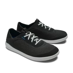 OluKai Moku Pae - Black / Blue Coral -Footwear Fusion Shop 10472 40QS 003 M MokuPae BlkBlc