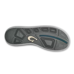 OluKai Moku Pae - Black / Blue Coral -Footwear Fusion Shop 10472 40QS 005 M MokuPae BlkBlc