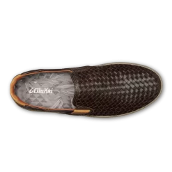 OluKai Lae‘ahi Lauhala - Dark Wood -Footwear Fusion Shop 10486 6363 004 M LaeahiLauhala DkwDkw