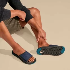 OluKai ‘Awiki ‘Olu - Trench Blue / Pavement -Footwear Fusion Shop 10522 DEPV 102 M AWIKI OLU TrenchBluePavement 602228e1 e818 41eb abf2 cdc6ab1560e6