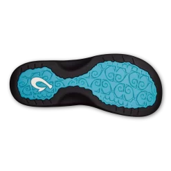 OluKai ‘Ohana - Turquoise / Onyx -Footwear Fusion Shop 20110 9ROX 005 W Ohana TurquioseOnyx