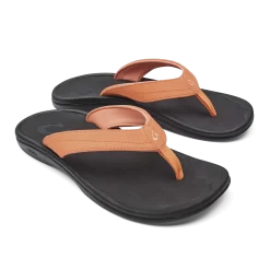 OluKai ‘Ohana - Shell Coral / Black -Footwear Fusion Shop 20110 VL40 003 W Ohana ShellCoralBlk