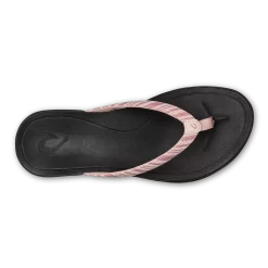 OluKai Ho‘ōpio - Pink Clay / Stripe -Footwear Fusion Shop 20294 QYZP 004 W Hoopio PinkClayStripe
