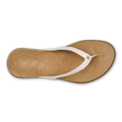 OluKai Honu - Bright White / Golden Sand -Footwear Fusion Shop 20436 WBGS 004 W Honu BrightWhiteGoldenSand