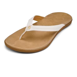 OluKai Honu - Bright White / Golden Sand -Footwear Fusion Shop 20436 WBGS AMZ W Honu BrightWhiteGoldenSand