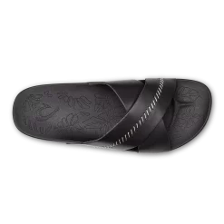 OluKai Kīpe‘a ‘Olu - Black -Footwear Fusion Shop 20460 4040 004 W KipeaOlu BlkBlk