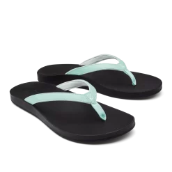 OluKai Puawe - Sea Glass / Black -Footwear Fusion Shop 20498 1V40 003 W Puawe SeaGlassBlk