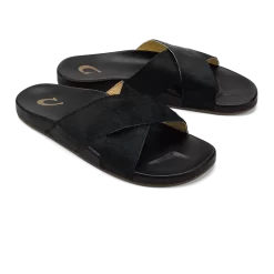 OluKai Kīpe‘a ‘Oho - Black 10 OluKai Kīpe‘a ‘Oho - Black -Footwear Fusion Shop 20501 4040 003 W Kipea Oho Black