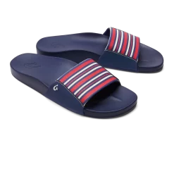 OluKai Kīpuni - Trench Blue / Stripe -Footwear Fusion Shop 20508 DEZP 003 W Kipuni Trench Blue Stripe