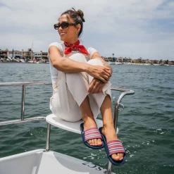 OluKai Kīpuni - Trench Blue / Stripe -Footwear Fusion Shop 20508 DEZP 102 Kipuni