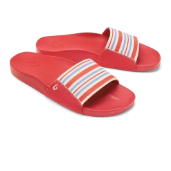 OluKai Kīpuni - Lehua Flower / Stripe -Footwear Fusion Shop 20508 LFZP 003 W Kipuni Lehua Flower Stripe
